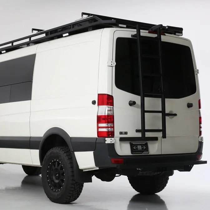 07  Sprinter Van HD Rear Door Ladder - Low Roof