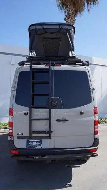 07  Sprinter Van HD Rear Door Ladder - Low Roof