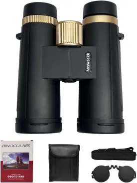 1042 HD Binoculars for Adults with BAK4 Prism Hunting Binoculars for Outdoor Adventures Hunting Stargazing Traveling and Bird Watching
