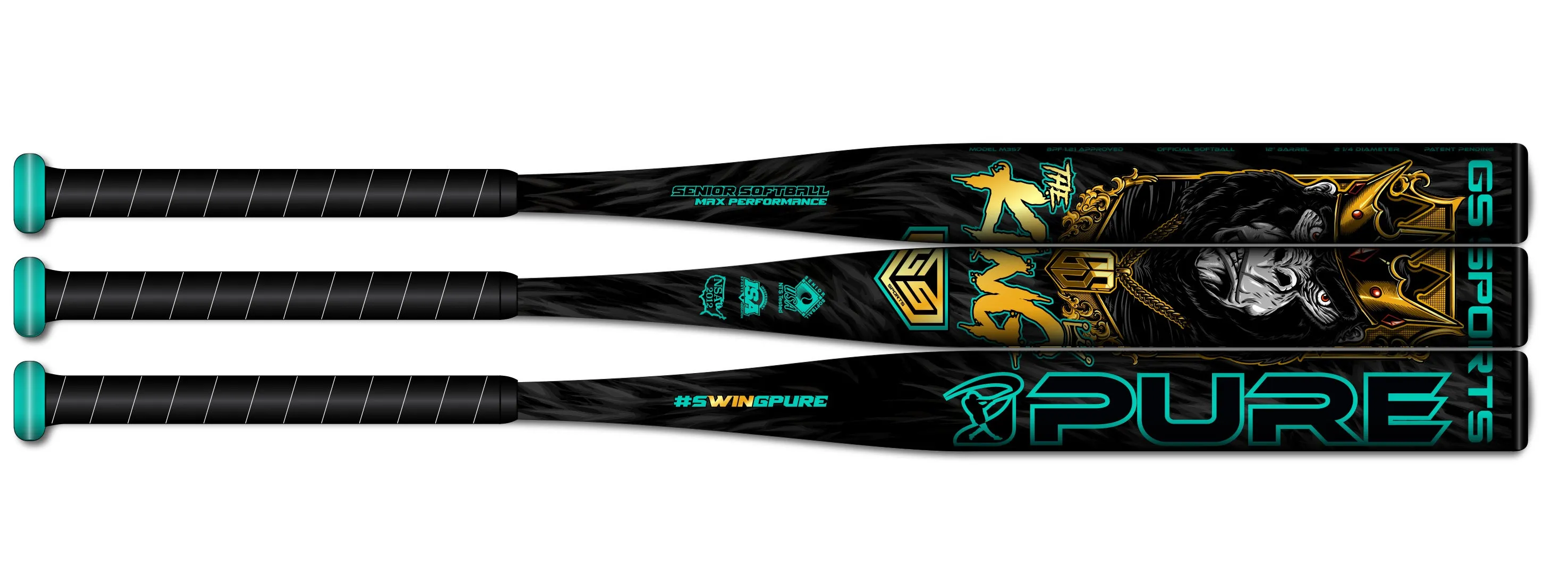 2024 GS Sports THE KING 1-Piece Slowpitch Senior Softball Bat (Limited Edition)