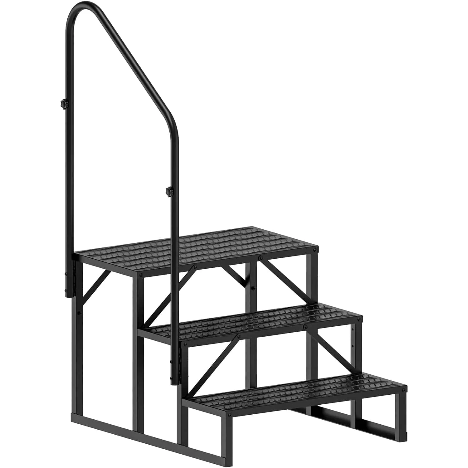 3 Steps RV Stairs with Handrail