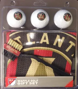 Atlanta United FC Golf Waffle Towel Golf Balls Cleaning Tool Gift Set