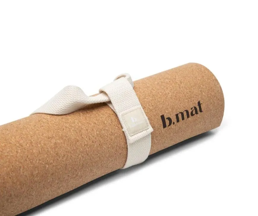 B, Halfmoon Cotton Yoga Mat Strap