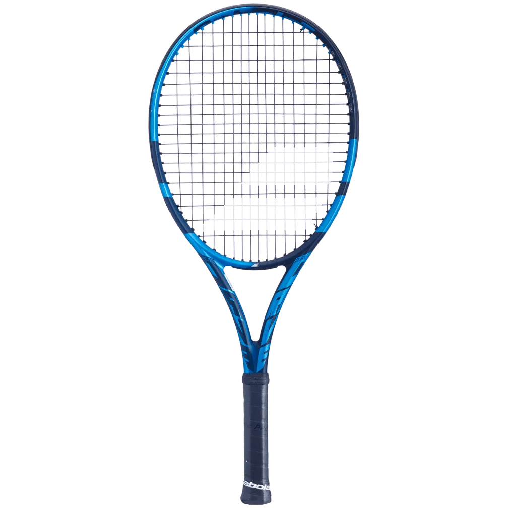 Babolat Pure Drive JUNIOR 240gm 25 STRUNG With Cover Full Graphite Blue Tennis Racket