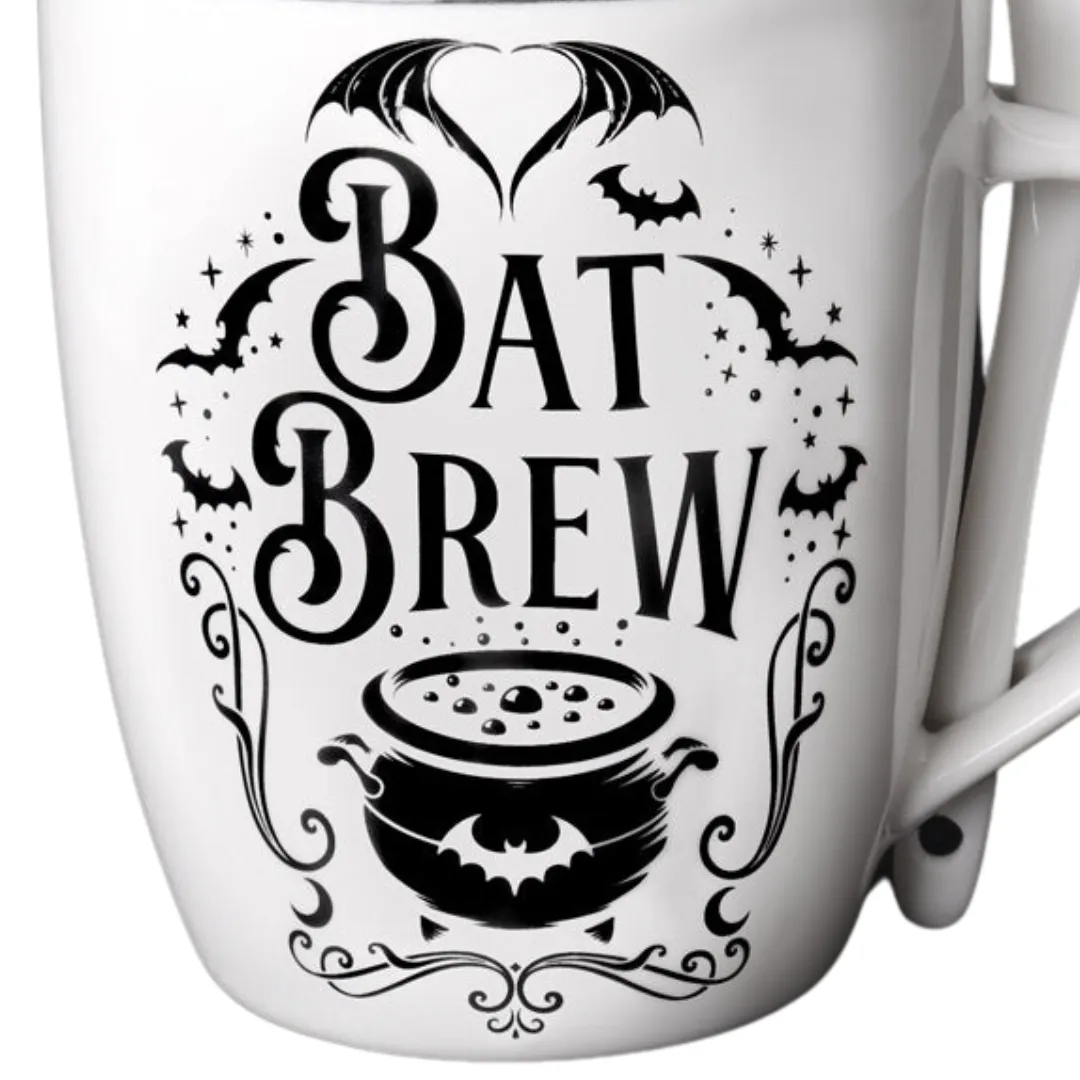 Bat Brew Mug & Spoon