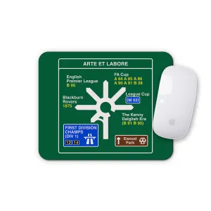 Blackburn Rovers History Roundabout Mouse Mat