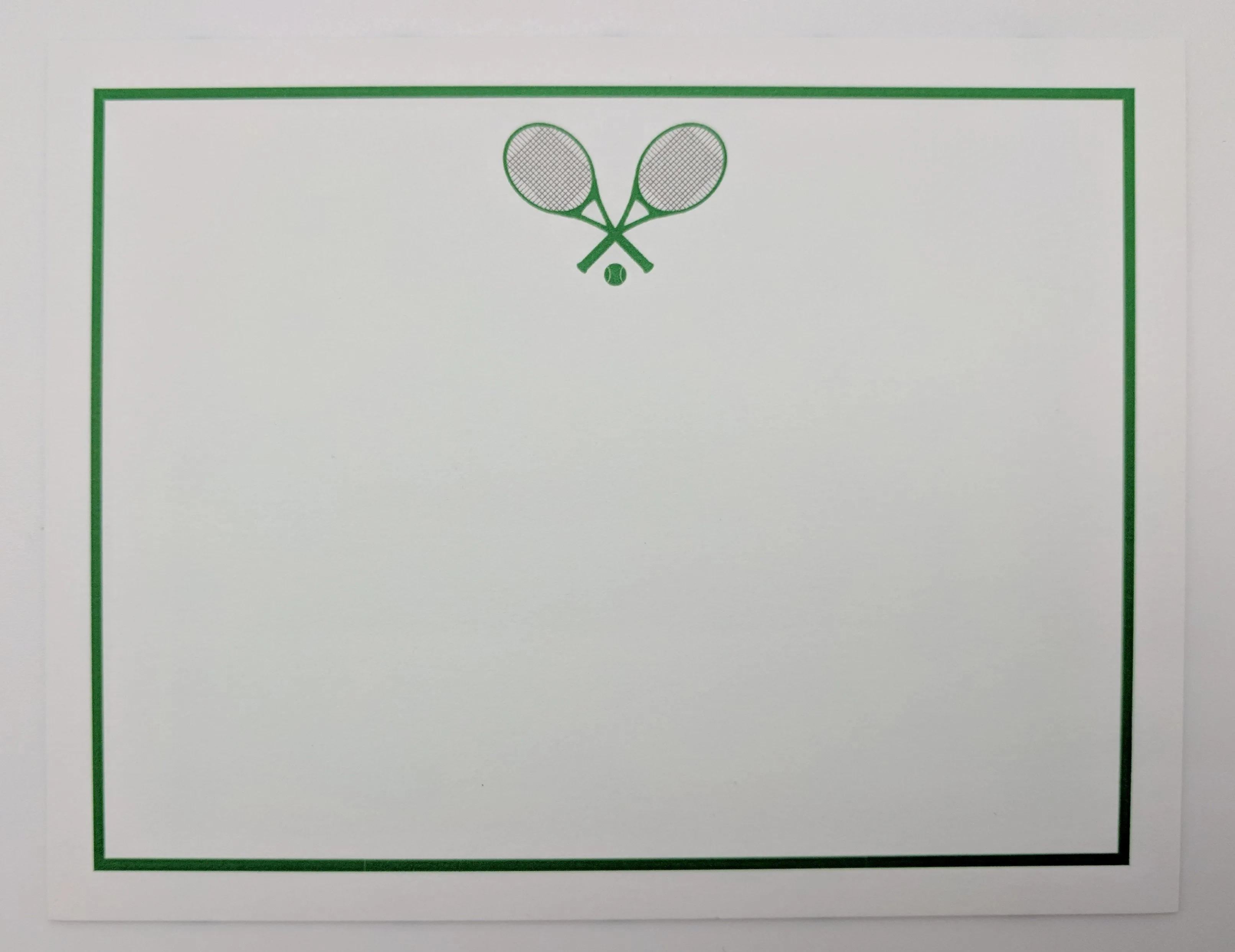 BOXED NOTE CARDS - WHH - TENNIS NOTE CARDS SET OF 10