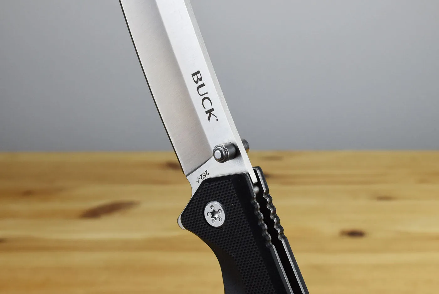 Buck 251 Langford Folder (Black G10)