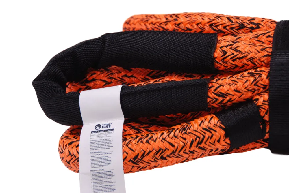 Carbon Offroad 12 Tonne Kinetic Recovery Rope Kit | 24mm x 9m