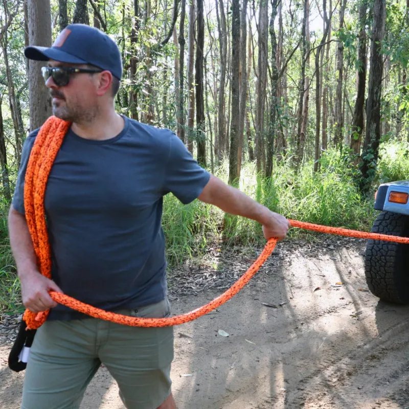 Carbon Offroad 12 Tonne Kinetic Recovery Rope Kit | 24mm x 9m
