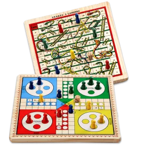 Classic Board Game - Snakes and Ladders & Ludo