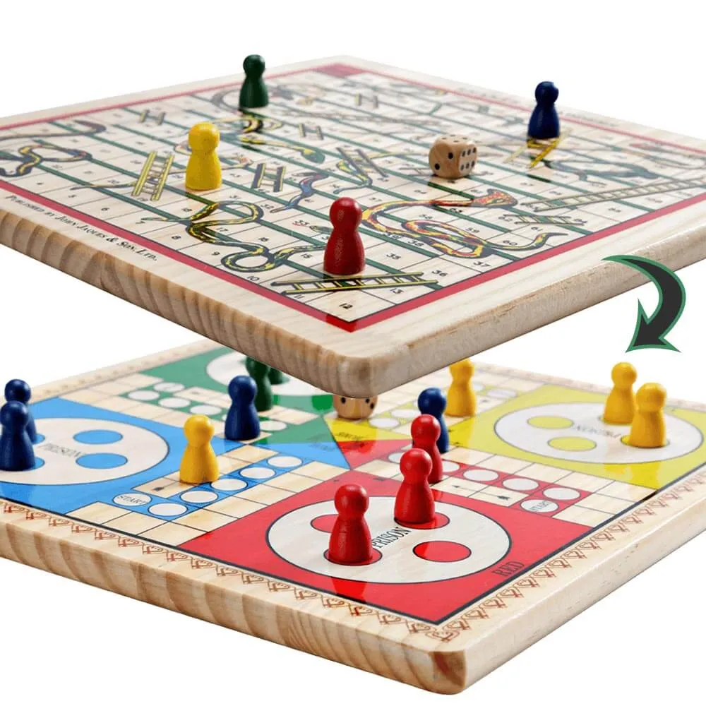 Classic Board Game - Snakes and Ladders & Ludo