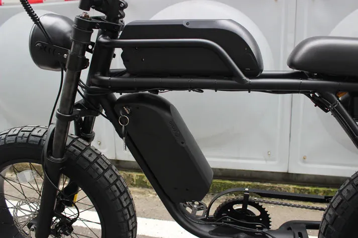 Coastal Cruiser 750W 48V Ripper Pro Dual Battery Moto Style Electric Bike
