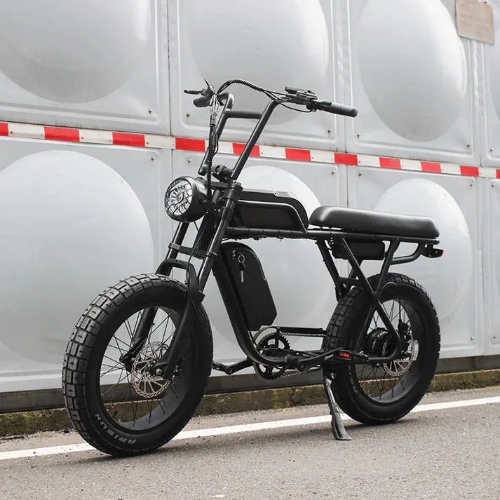 Coastal Cruiser 750W 48V Ripper Pro Dual Battery Moto Style Electric Bike