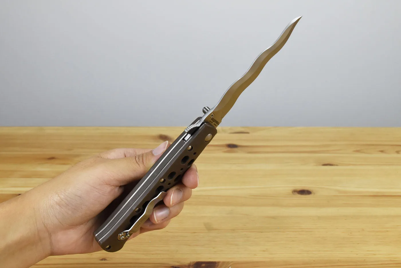 Cold Steel 4" Ti-Lite Kris FDE Zy-Ex Handle Folding Blade
