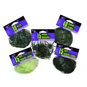 Creepy Creatures Halloween Props In Mesh Bags