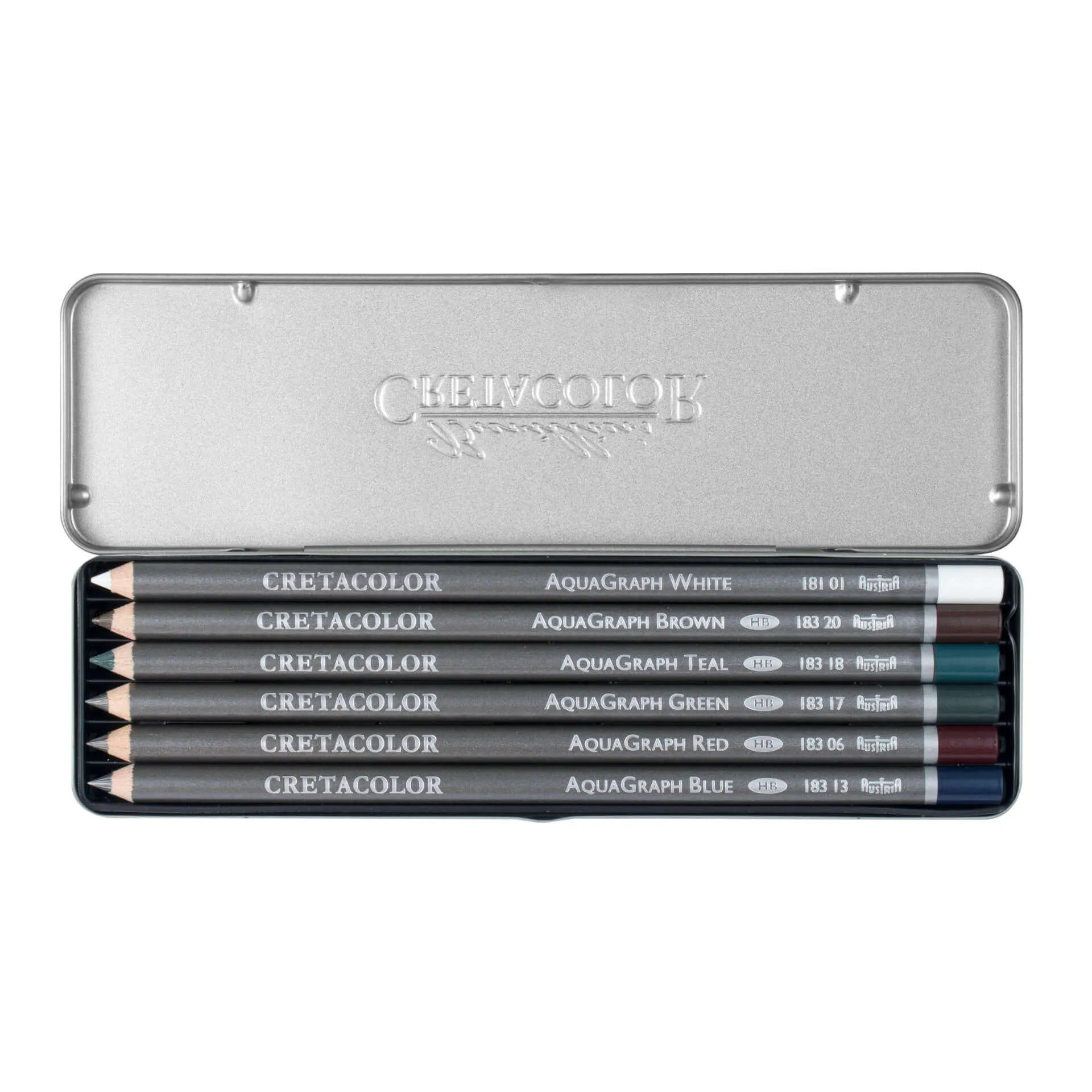 Cretacolor Watercolor Graphite Pencils Set Of 6 Pcs