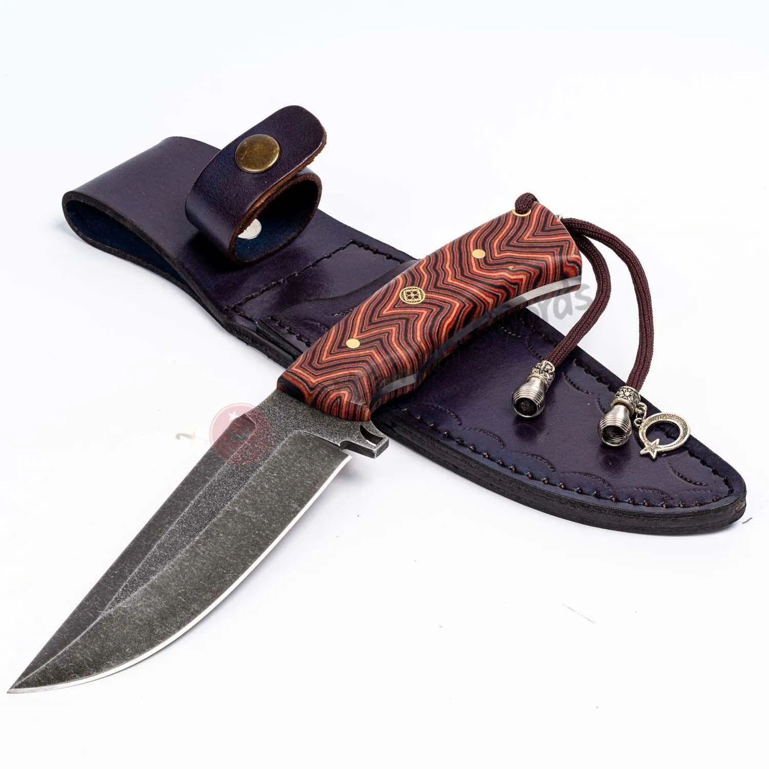 D2 Steel Survival Knife 10"