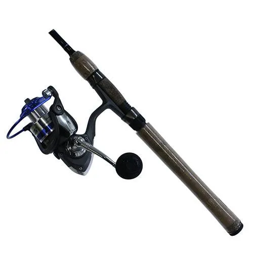 Diamond Series Graph Combo - 2 Piece, 6'6", Medium Power, Graphite Rod and Reel Spinning Combo, 4 1 Bearing