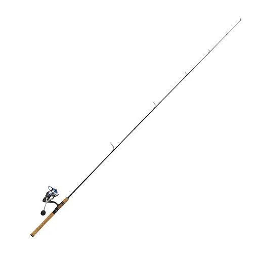 Diamond Series Graph Combo - 2 Piece, 6'6", Medium Power, Graphite Rod and Reel Spinning Combo, 4 1 Bearing