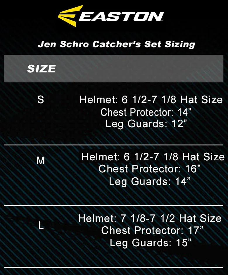 Easton Jen Schro The Fundamental Box Set Adult - Catchers Set Navy