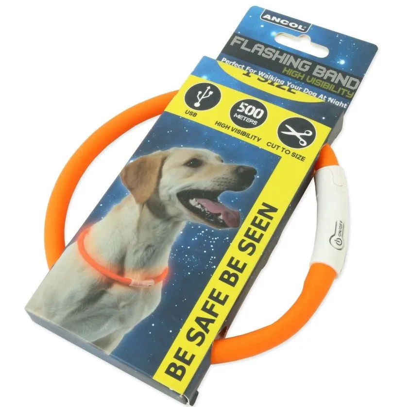 Flashing LED Collar Bands