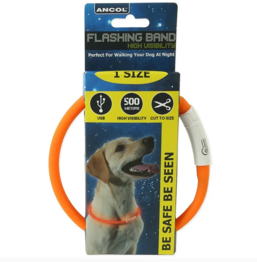 Flashing LED Collar Bands
