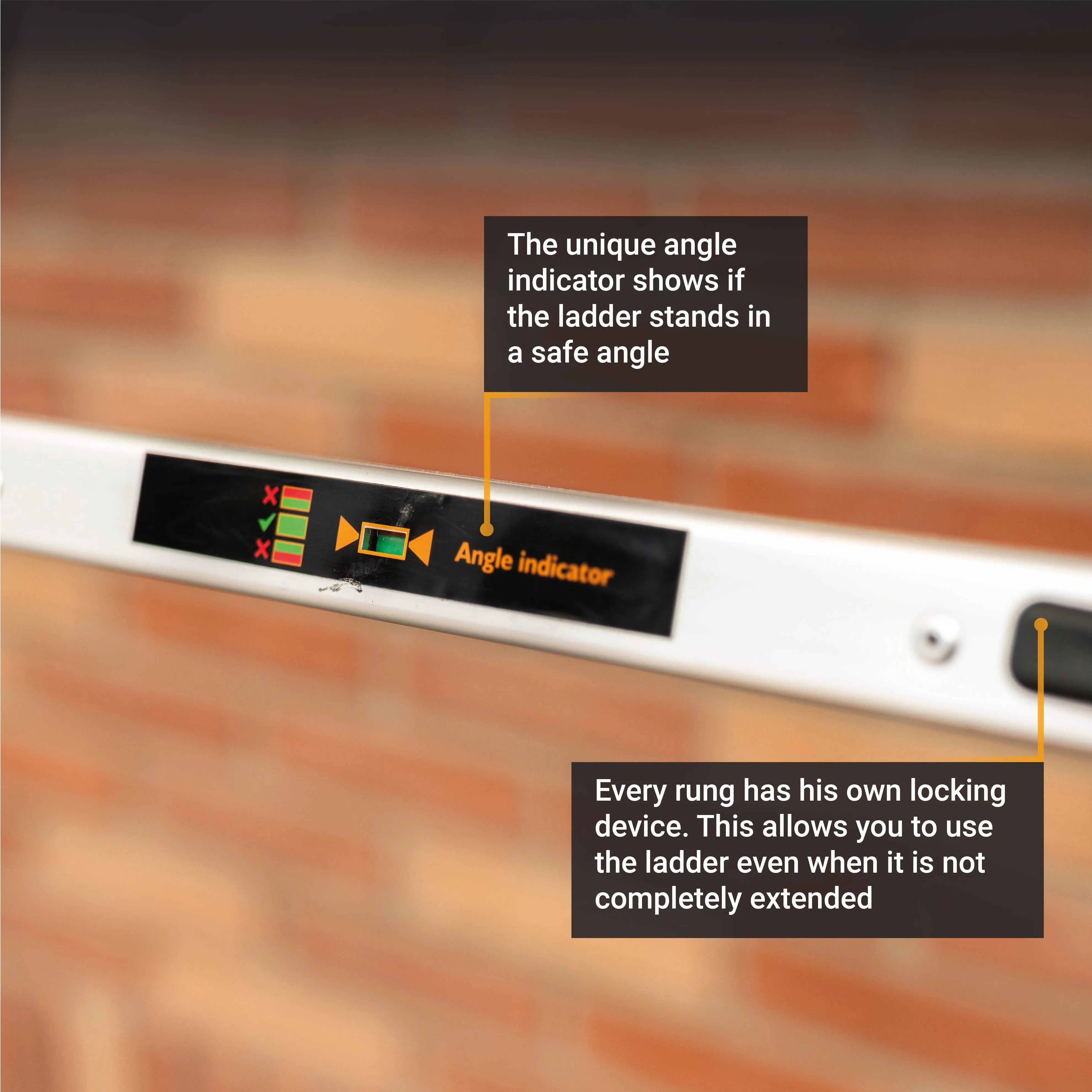 Telescopic Giraffe Air Ladder 3.8m with 12 Steps: Lightweight and Adjustable