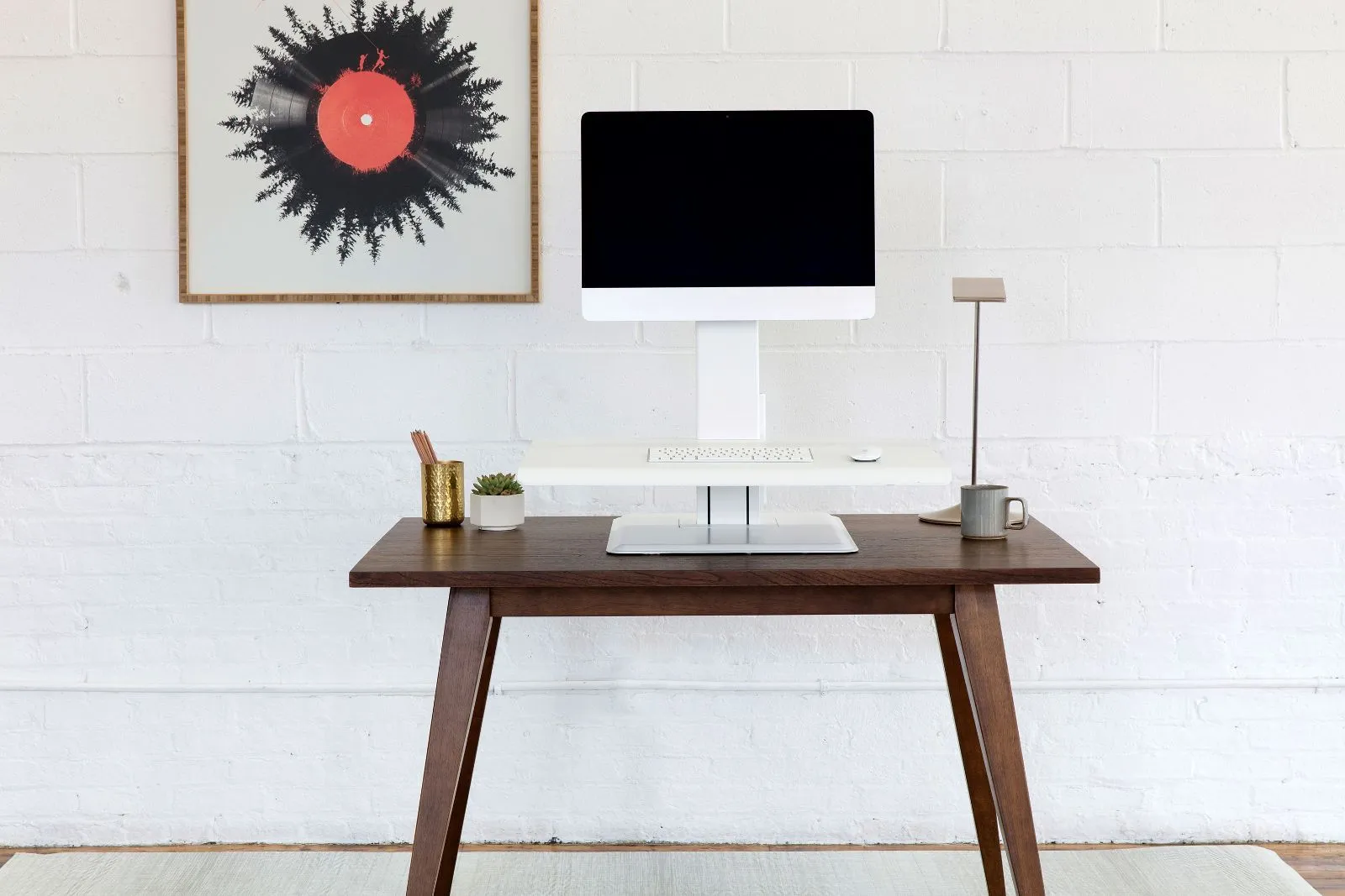 Humanscale QuickStand ECO 2.0 Dual Sit/Stand Solution QSE2DMW QSE2DMB