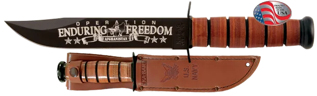 Ka-Bar 9170 OEF Afghanistan USN Fixed Blade