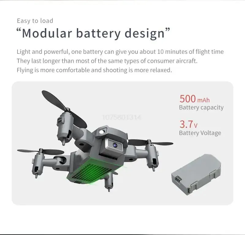 Mini Folding Helicopter Aerial Photography 4K, 5G, GPS,  High-definition Drone
