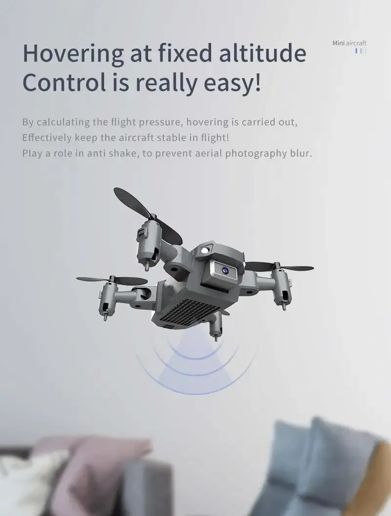 Mini Folding Helicopter Aerial Photography 4K, 5G, GPS,  High-definition Drone