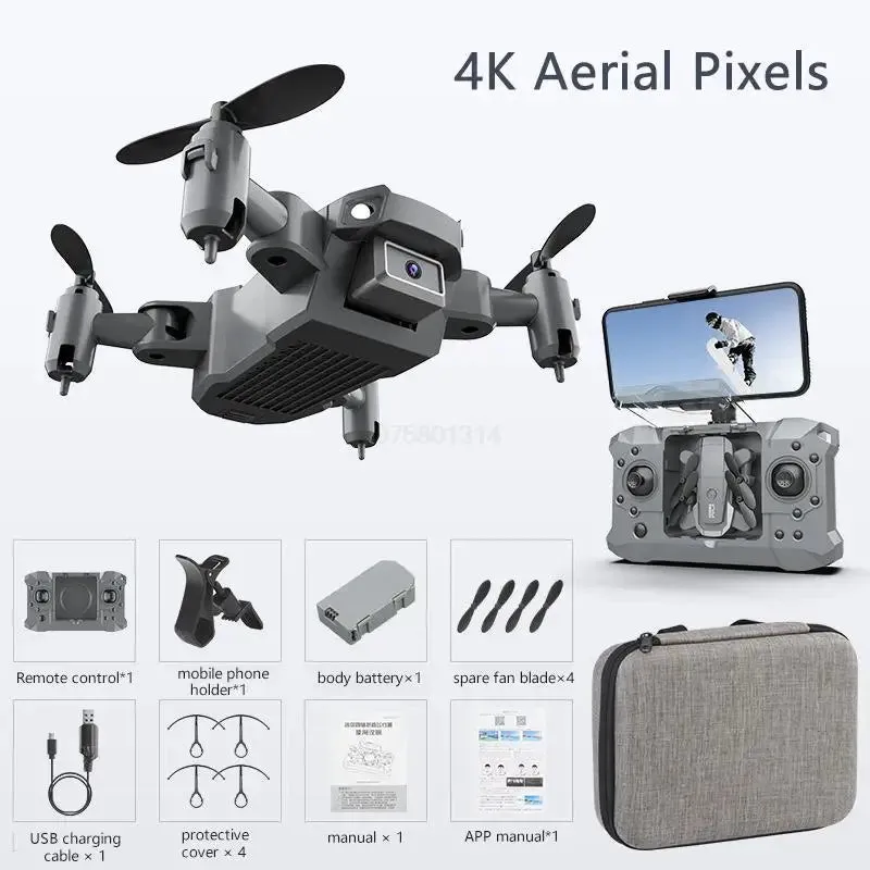 Mini Folding Helicopter Aerial Photography 4K, 5G, GPS,  High-definition Drone
