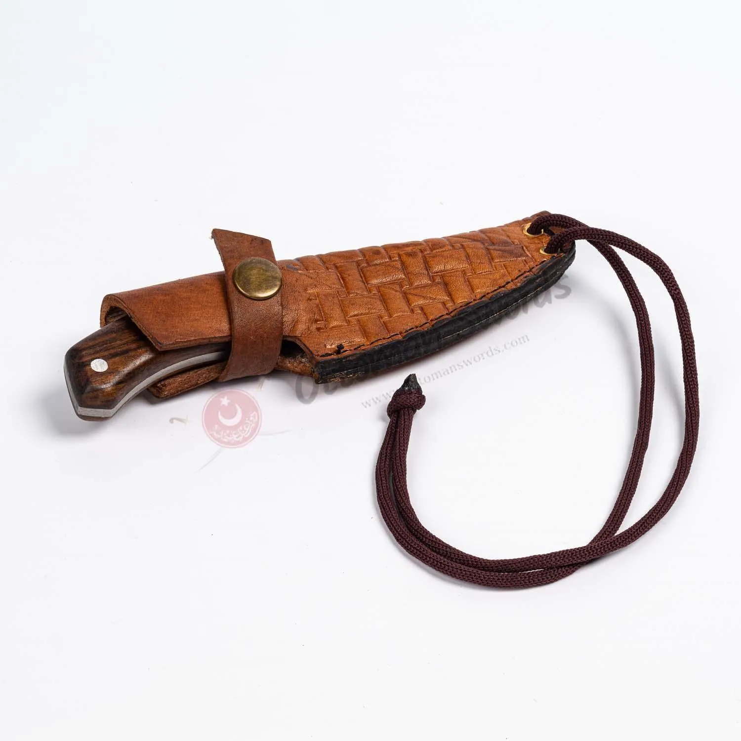 Necklace Pendant Knife Wooden Handle