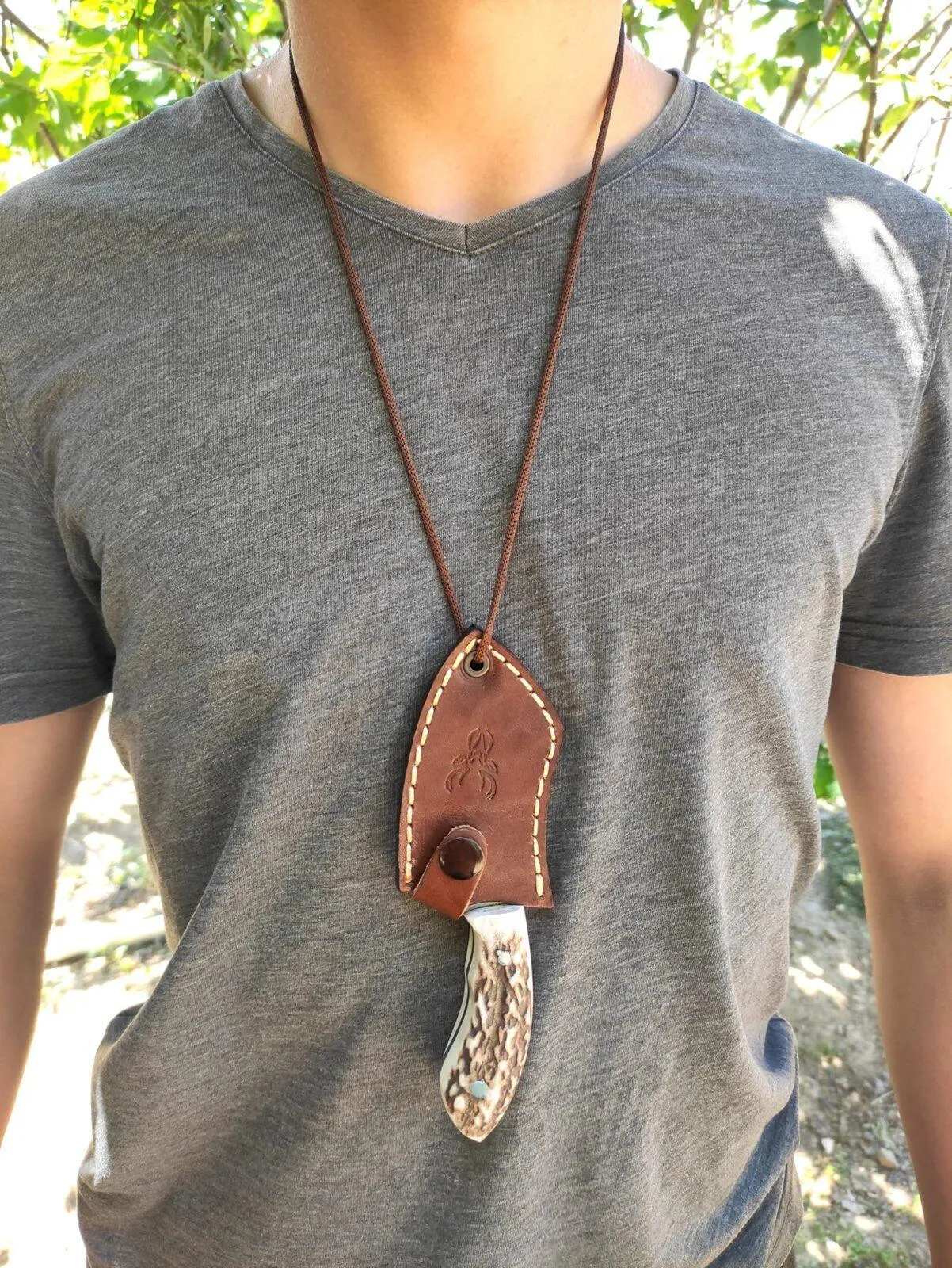 Necklace Pendant Mini Cleaver Knife