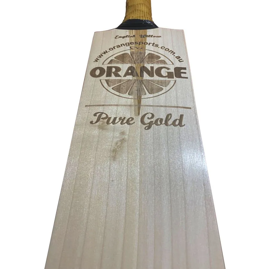 Orange Sports Pure Gold Reserve Grade Cricket Bat
