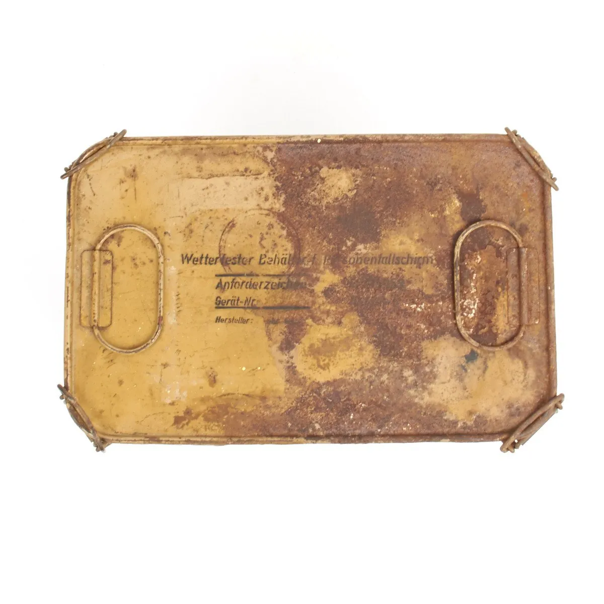 Original German WWII Fallschirmjager Parachute Complete Set with Harness and Transit Chest - Unissued