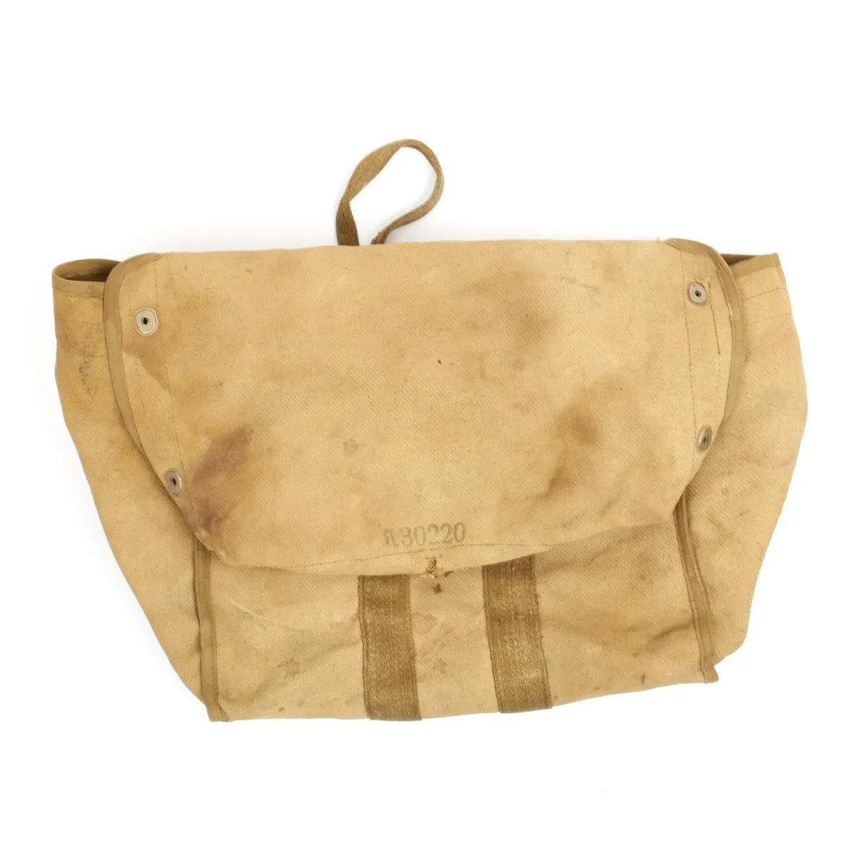 Original German WWII Fallschirmjager Parachute Complete Set with Harness and Transit Chest - Unissued