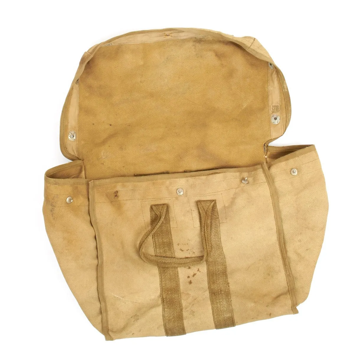 Original German WWII Fallschirmjager Parachute Complete Set with Harness and Transit Chest - Unissued