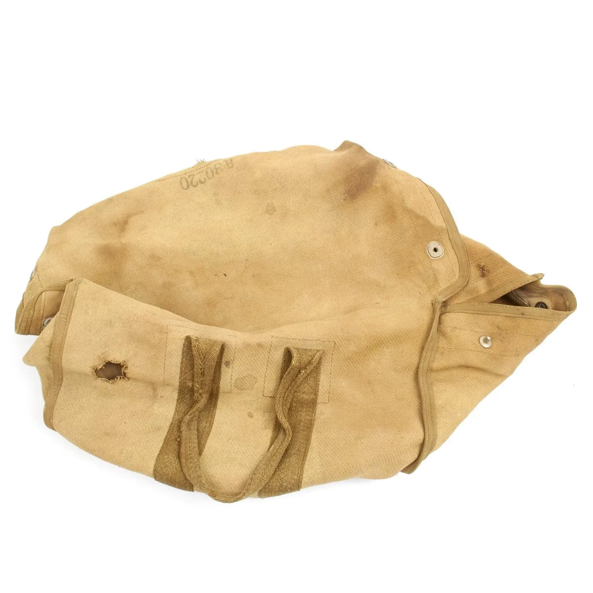 Original German WWII Fallschirmjager Parachute Complete Set with Harness and Transit Chest - Unissued