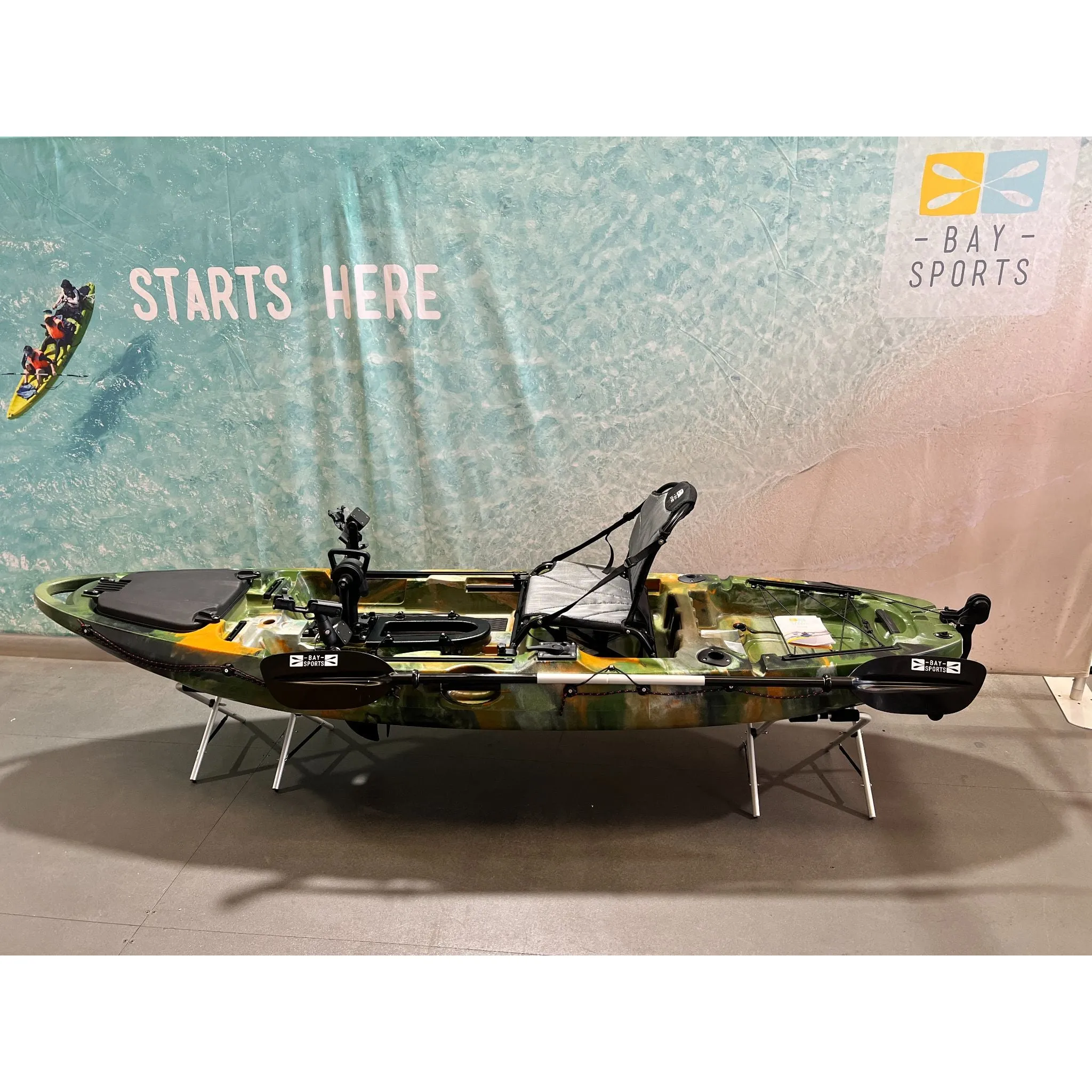 Pedal Pro Fish - 3.2m Pedal-Powered Fishing Kayak
