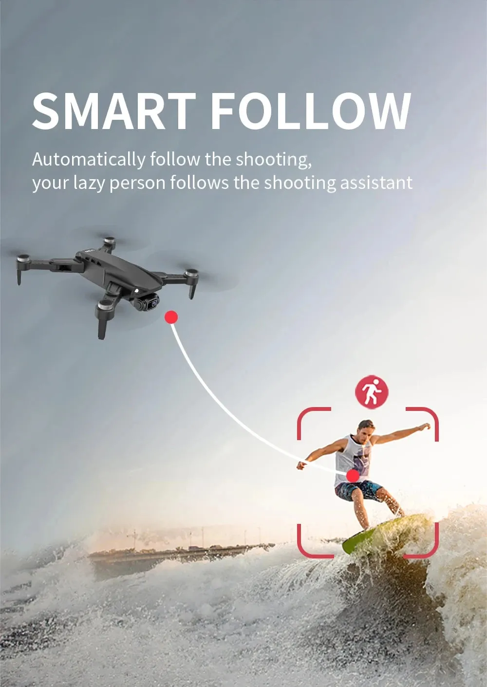 Pro Brushless 4K  5G GPS HD Foldable Quadcopter Drone