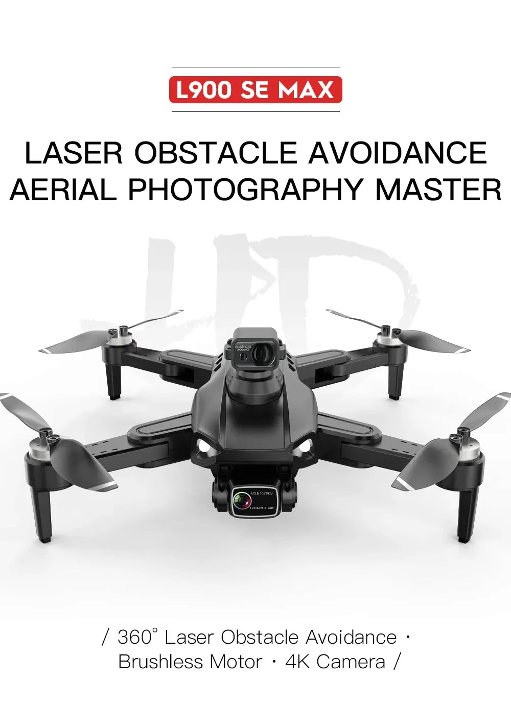 Pro Brushless 4K  5G GPS HD Foldable Quadcopter Drone