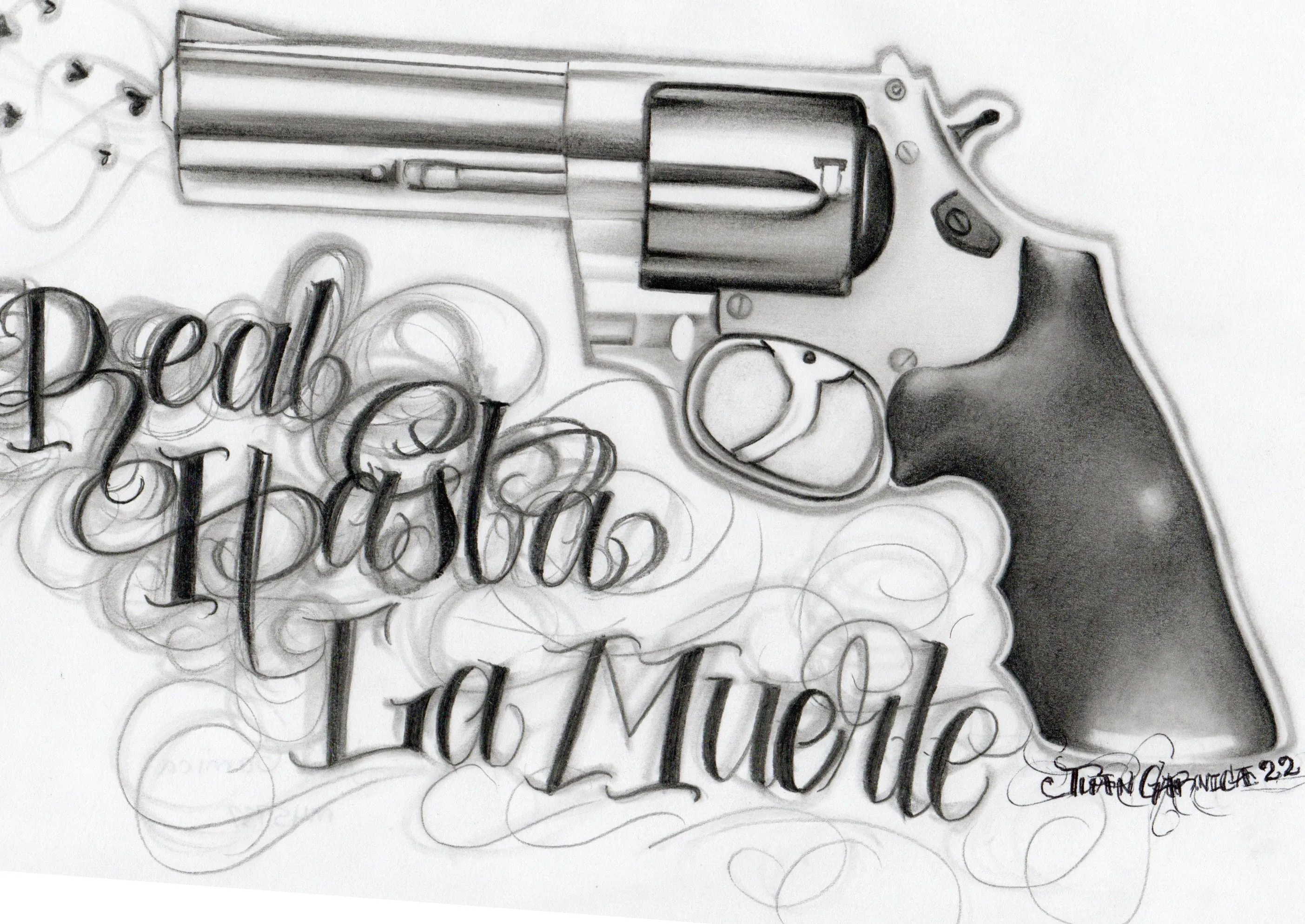 "Stay Real Until the Grave" (Original) by Juan Garnica
