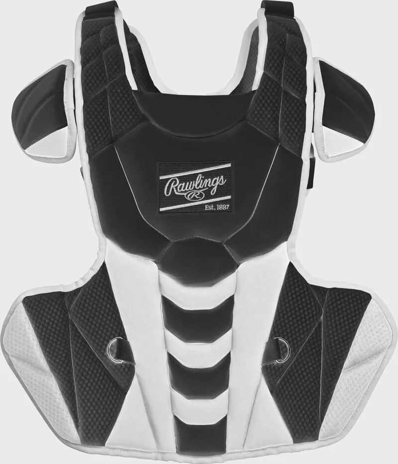 Rawlings Velo Fastpitch Youth Catchers Box - Black/White Intermediate
