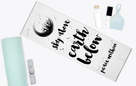 Sky Above Yoga Mat Towel - Yoga   Pilates Gift - Nonslip Yoga Towel