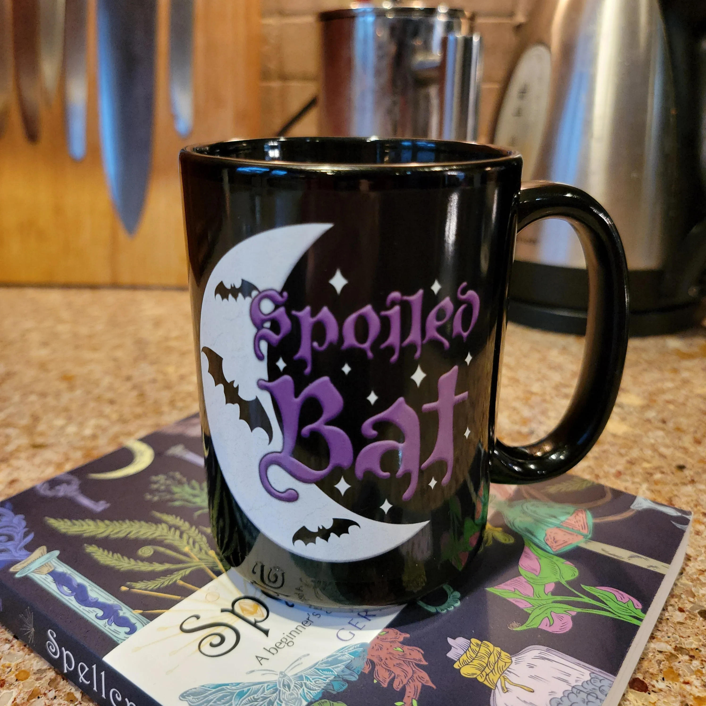Spoiled Bat Black Mug