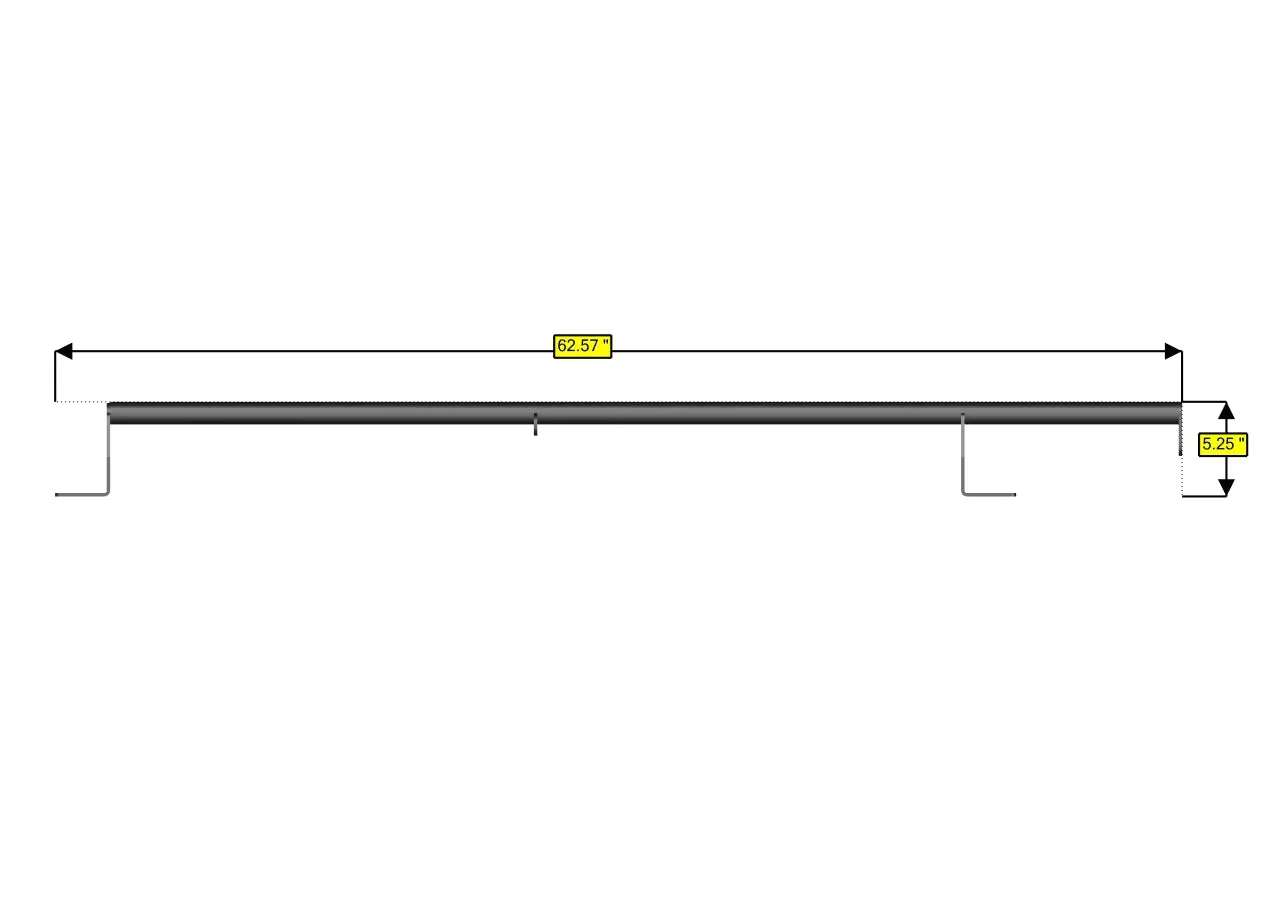 Sprinter Roof Bar - High Roof - Awning Provision
