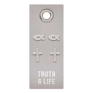 Stud Earring Set - Truth & Life