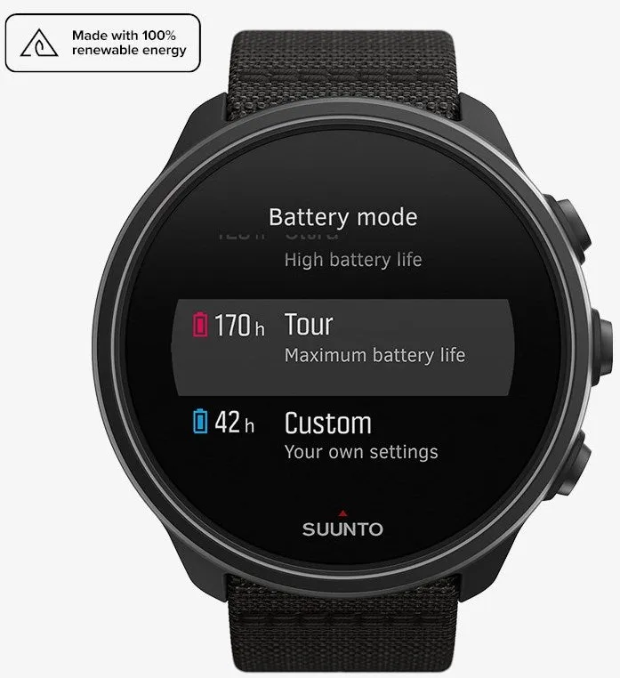 SUN Watch SUN 9 Baro Charcoal Black Titanium
